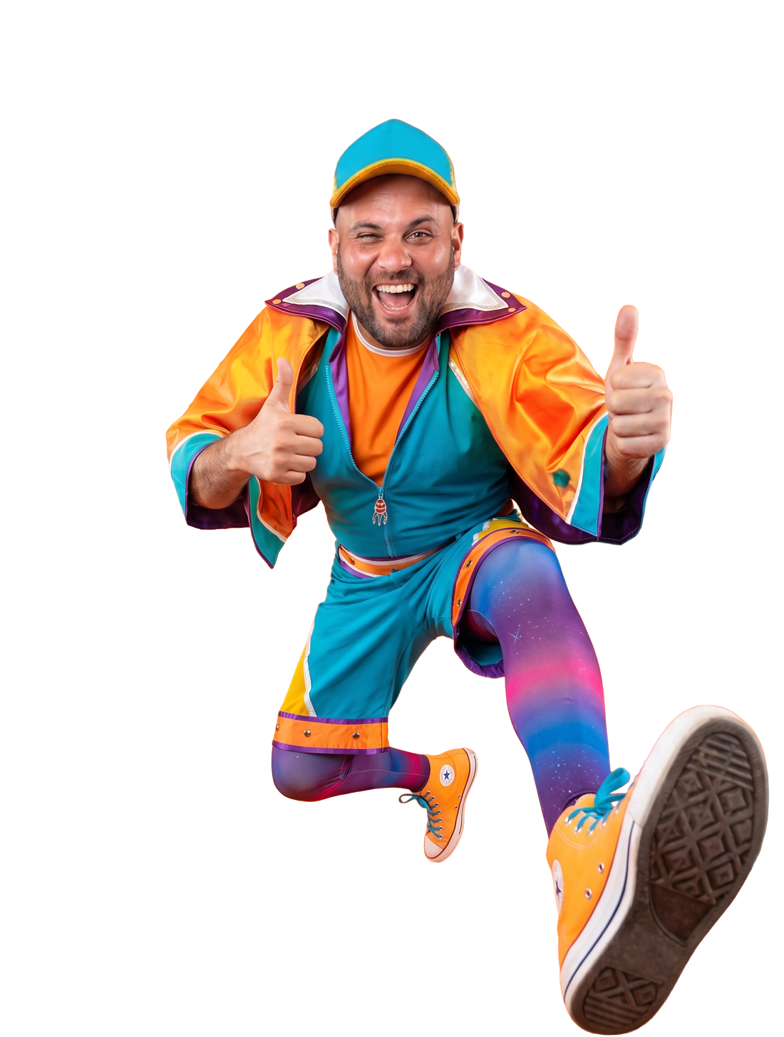 גיל הטיל בתלבושת המופע